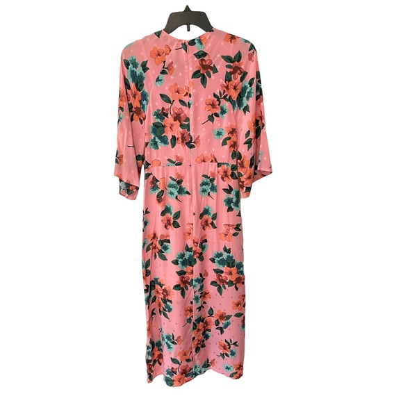 ESSENTIEL ANTWERP | Vayen Draped Detail Dress in Firenze Fraise, Size 4 - Picture 8 of 13